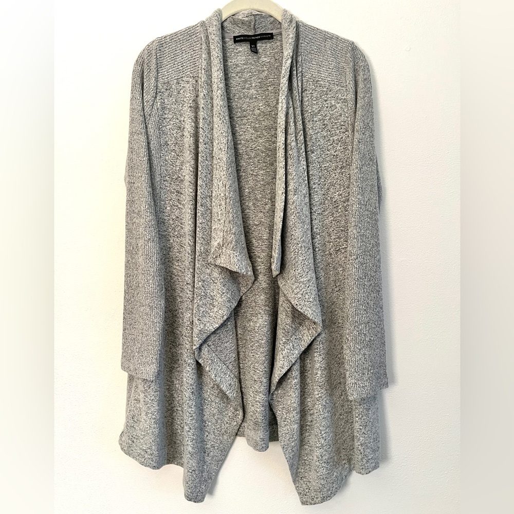 NWOT OPEN SWEATER White House Black Market - Women’s XS loose fit - Heather grey